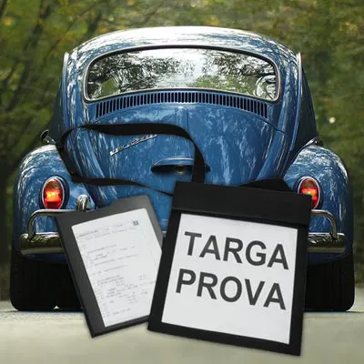 Targa prova - Agenzia pratiche auto La Ogni Pratica